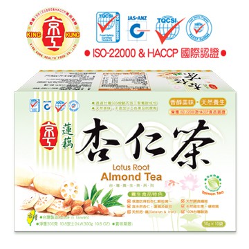 < 京工 > 蓮藕杏仁茶 Lotus Root Almond Tea (30g*10入) MOP50元